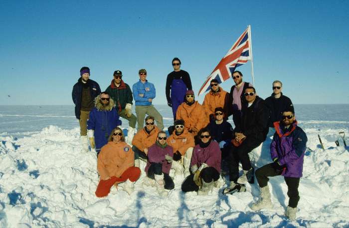 Halley base photo, 1995 (colour)