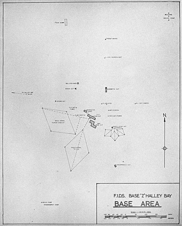Plan of Base Z: Halley I Plan of Base Z: Halley I
